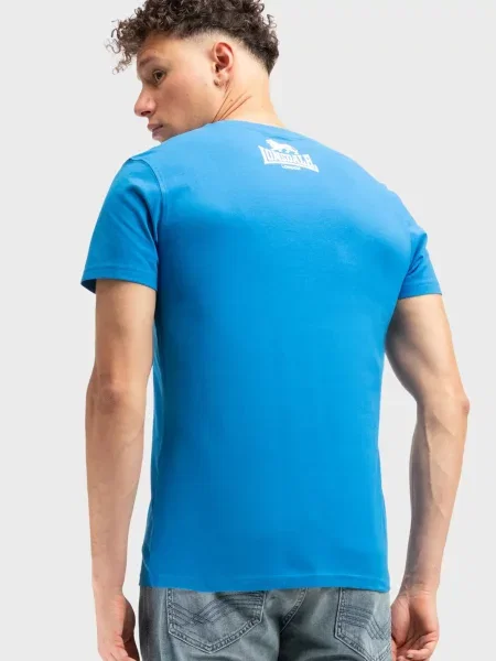 Футболка Lonsdale з лого блакитна