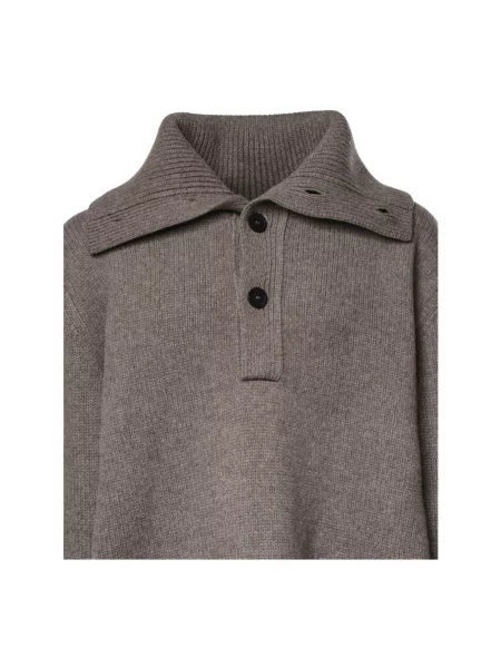 Sweter Studio Nicholson wełniany szary