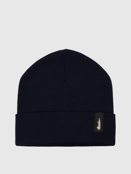 Шапка Hill з вовни з логотипом Borsalino синя