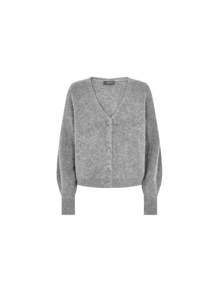 MOS MOSH Geacă tricotată MMThora amestecat gri