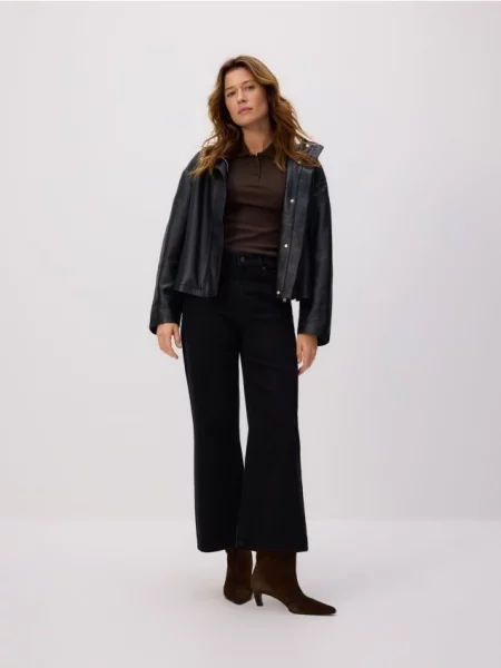 Reserved Джинси-кюлоти чорний