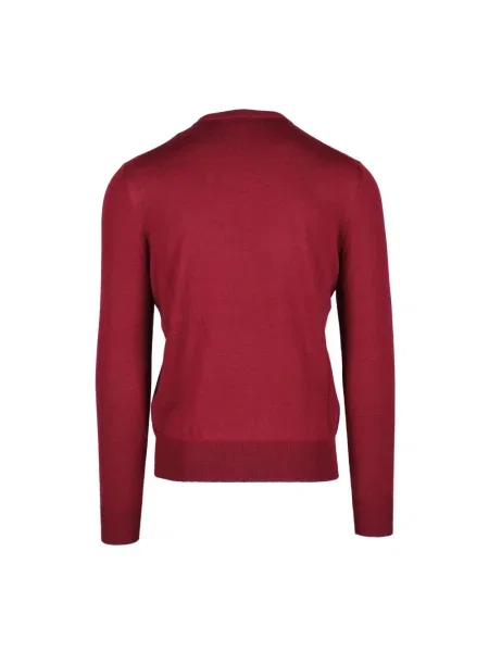 Sweter Ballantyne wełniany czerwony