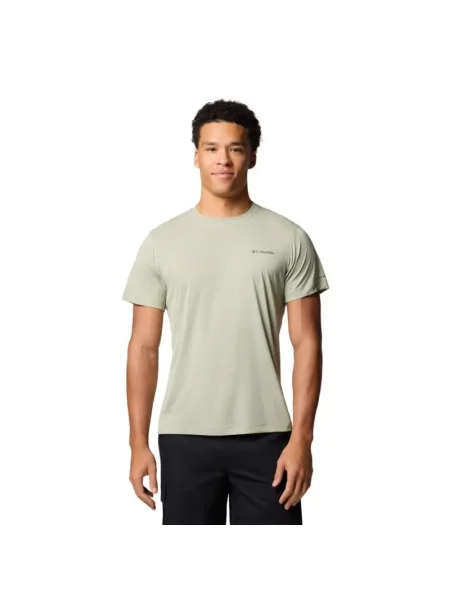 Columbia koszulka Zero Rules Light SS Crew Safari S zielona