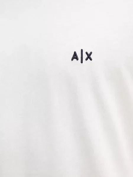 Футболка Armani Exchange с аппликацией бежевая