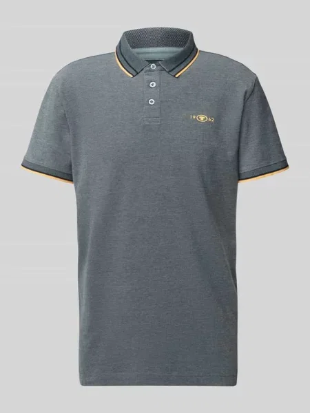 Koszulka polo w kroju regular fit z kontrastowymi paskami Tom Tailor