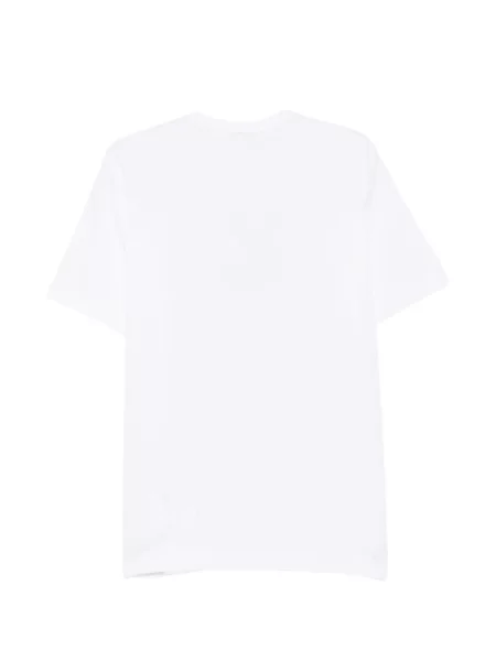 Тениска Comme Des Garçons Play с принт със сърца бяло