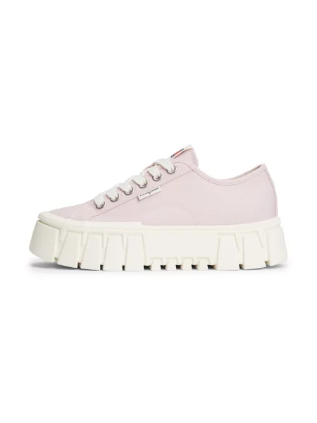 Sneakerși Tommy Jeans cu platformă roz