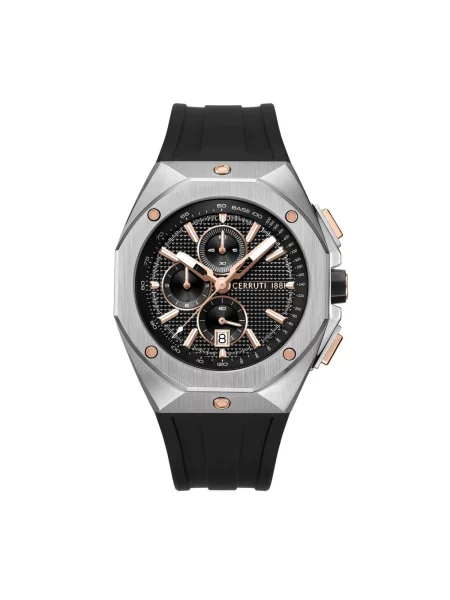 CERRUTI Analogové hodinky Chronograph AREZZO' černá