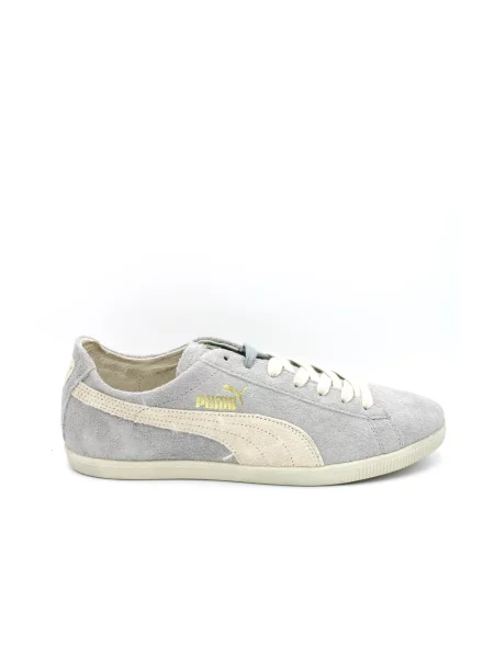 Sneakersy Puma sznurowane zamszowe szare