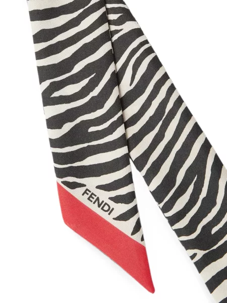 Fular Fendi alb