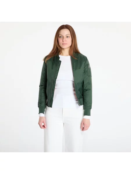 Bunda Urban Classics Ladies Basic Bomber Jacket Green S zelená
