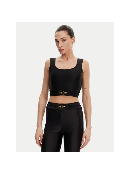 Just Cavalli Felső Slim Fit fekete