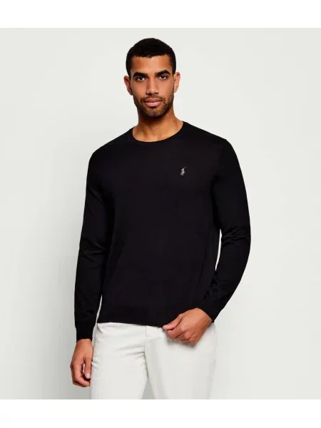POLO RALPH LAUREN De lână pulover negru