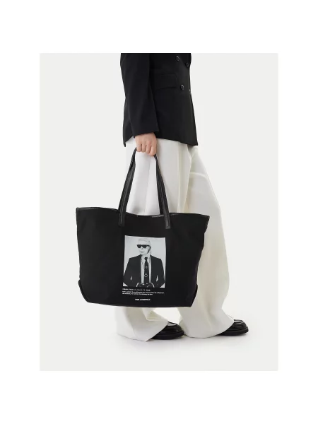 Kabelka KARL LAGERFELD bílá