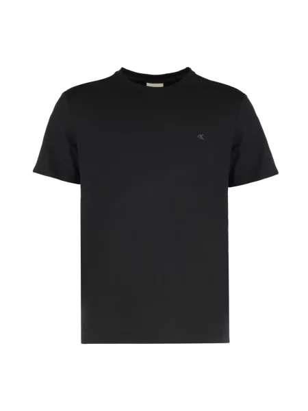 T-shirt Calvin Klein Ss Slim Stretch Cotton Crewneck Tee Black L czarna