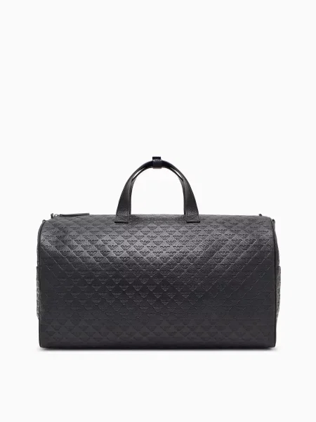 Кожаная сумка Emporio Armani черная