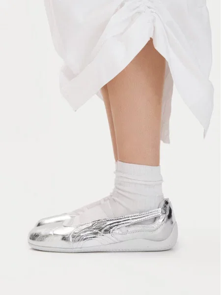 Balerinke Puma Speedcat Ballet Lustre Wns 01 Srebrna