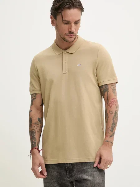 Polotričko Tommy Jeans béžové