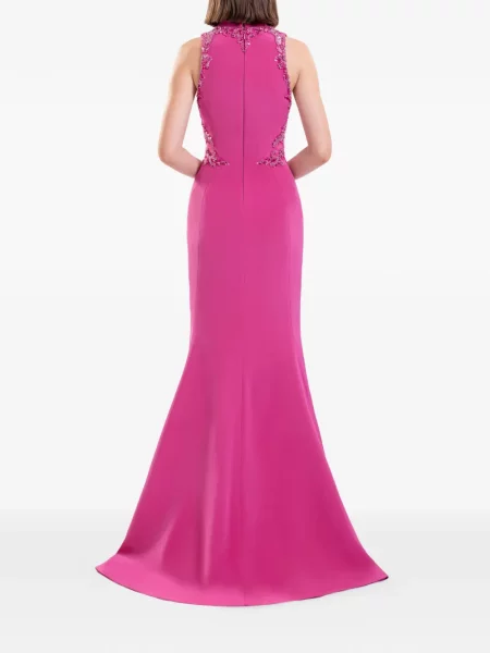 Rochie Saiid Kobeisy din crep roz