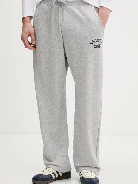 Spodnji del trenirke Hollister Co. siva