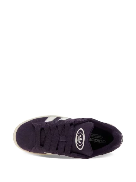 Sneakerși Adidas Campus din piele de căprioară cu dungi violet
