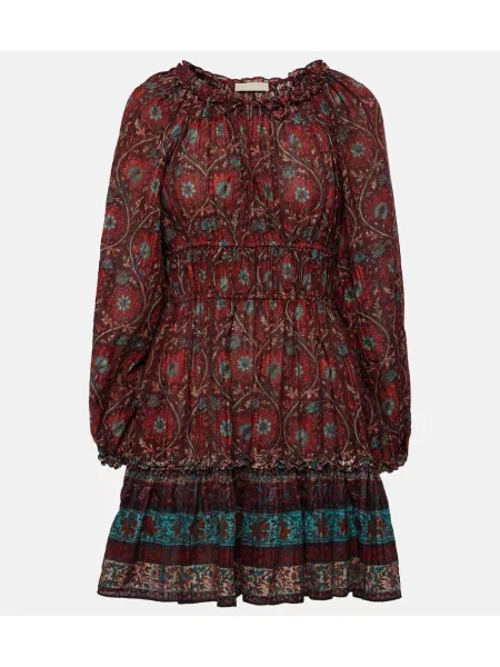 Cvetlična obleka Ulla Johnson s cvetličnim vzorcem