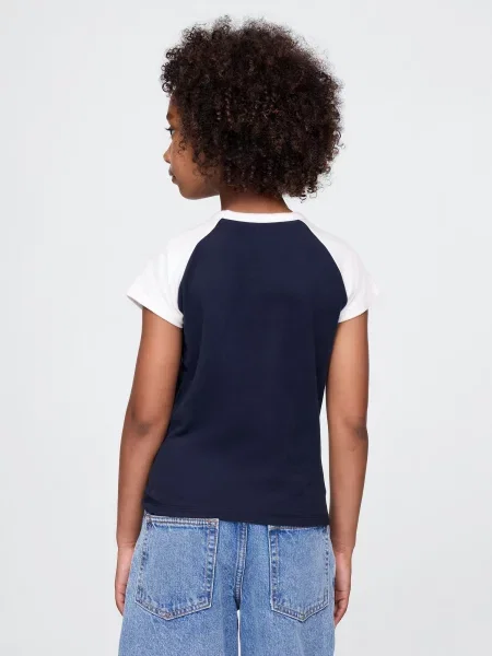 Tricou copii Gap negru