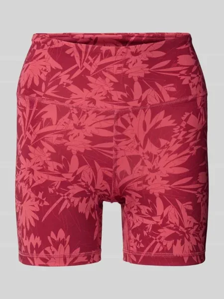 Szorty o kroju super skinny fit z szerokim pasem model ‘ESSENTIAL’ Puma Performance bordowe