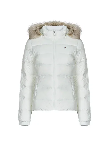Tommy Jeans Zimná bunda biela