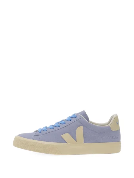 Sneakerși Veja Campo din piele de căprioară albastru