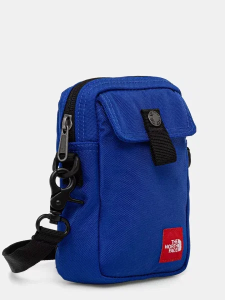 Geantă The North Face mini albastru