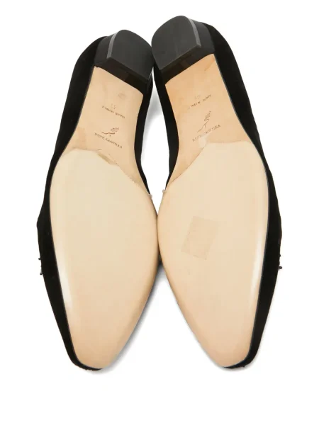 Pantofi loafer Rene Caovilla de catifea negru