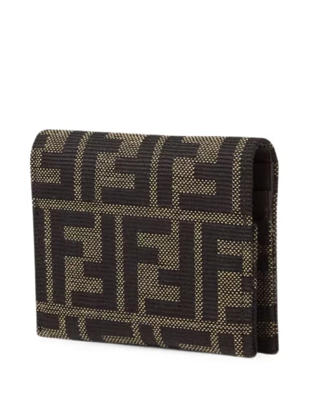 Portofel Fendi din jacard maro