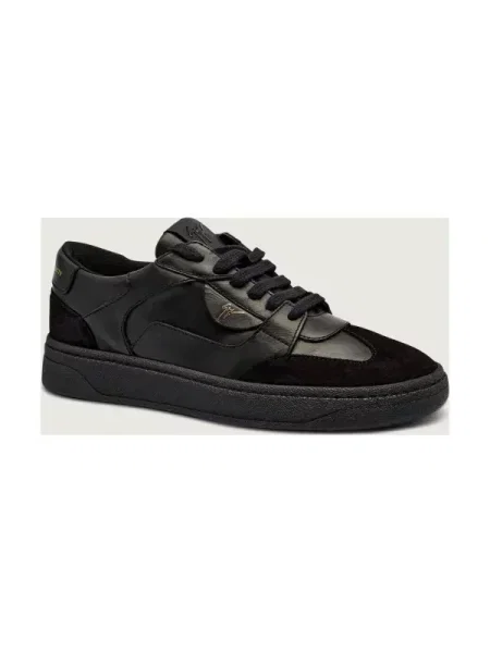 Giuseppe Zanotti Bőr edzőcipő fekete