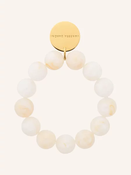 Vanessa Baroni Bransoletka Beads Flex weiss