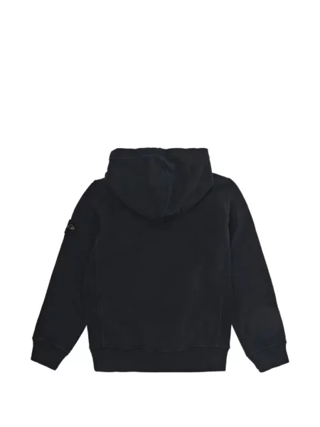 Bluza z kapturem dziecięca Stone Island czarna