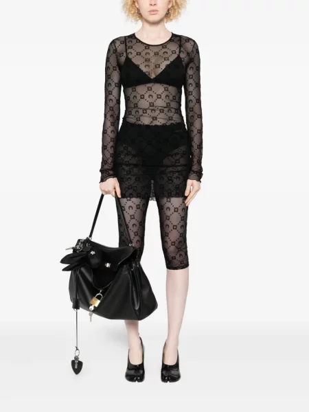 Rochie Marine Serre plasă de costum negru