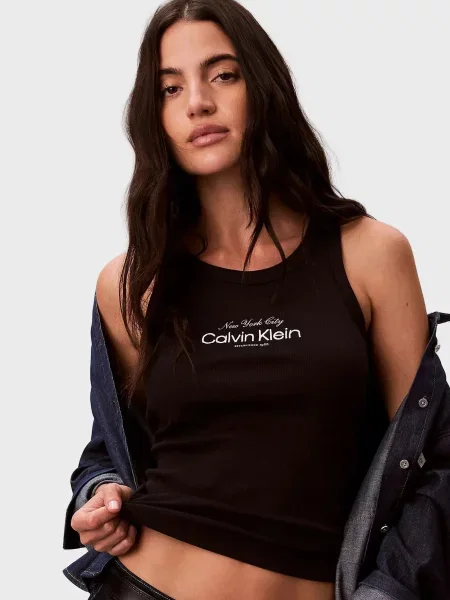 Майка Calvin Klein Jeans черная