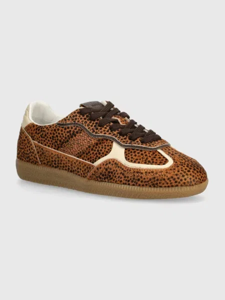 Alohas sneakers din piele intoarsă maro