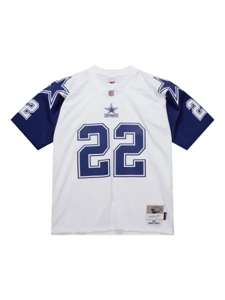 Tricou Mitchell & Ness alb
