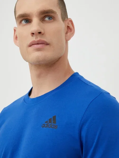 Fitness tricou Adidas Performance albastru