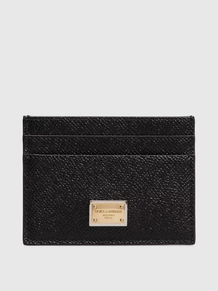 Кожаный кошелек Dolce&gabbana черный