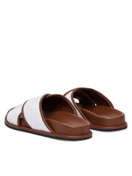 Pantofle Max Mara Beachwear bílé