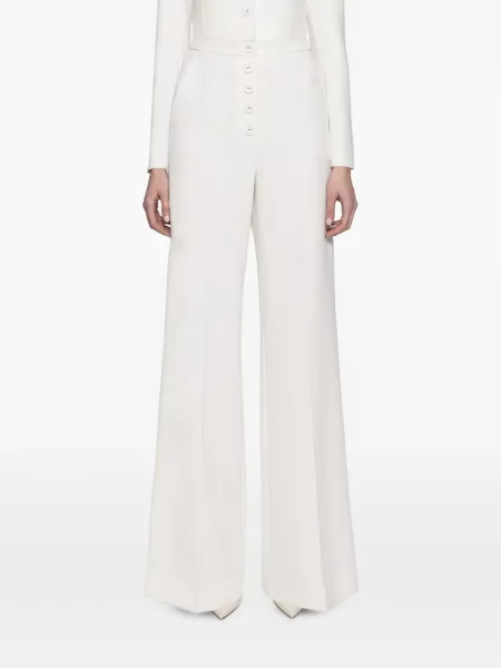 Pantaloni Nissa alb