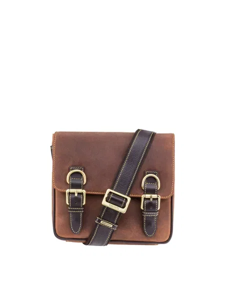 Кожаная сумка Visconti коричневая