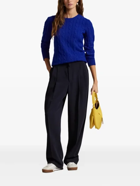 Căciulă Polo Ralph Lauren cu broderie tricotate de costum albastru