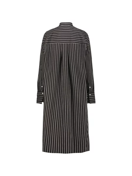 Rochie tip cămașă Toteme din poplin negru