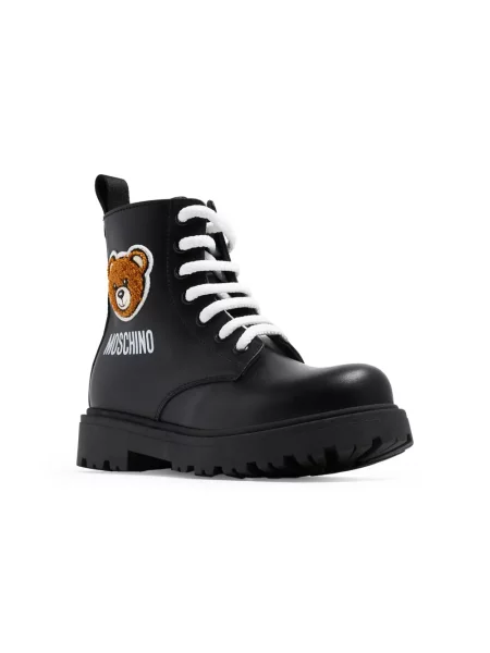 Buty do kostki dziecięce Moschino czarne