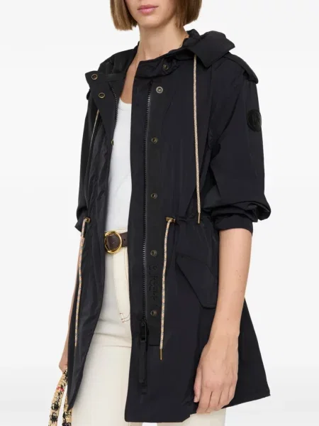 Geacă parka Burberry stretch negru