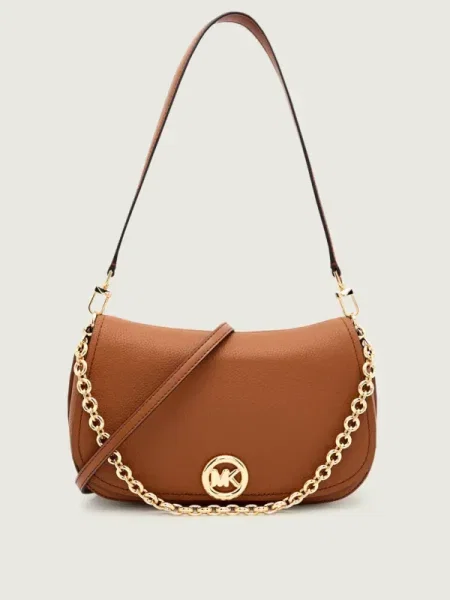 Michael Kors De piele geantă pe umăr NOLITA maro